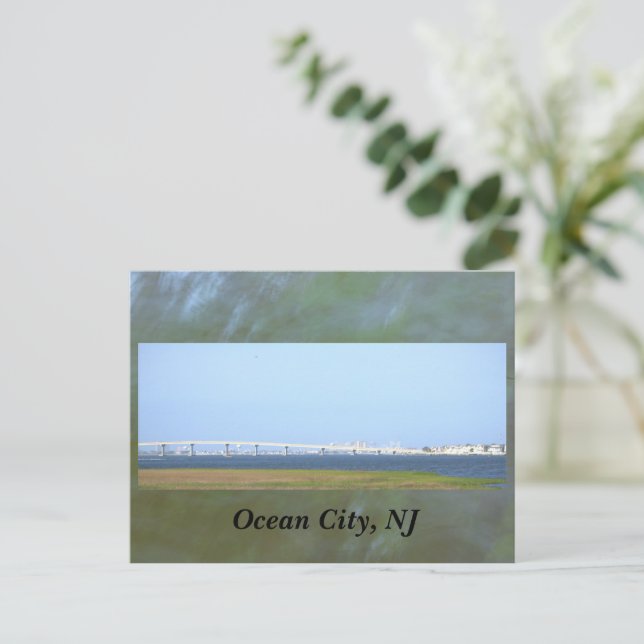 Postal Ocean City, Puente NJ (Anverso de pie)