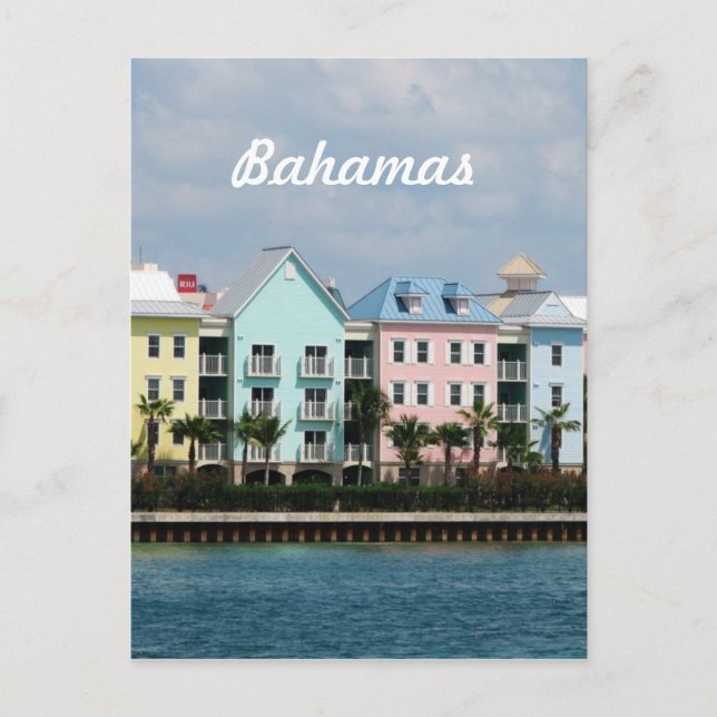 Postal Ocean Front Bahamas (Anverso)