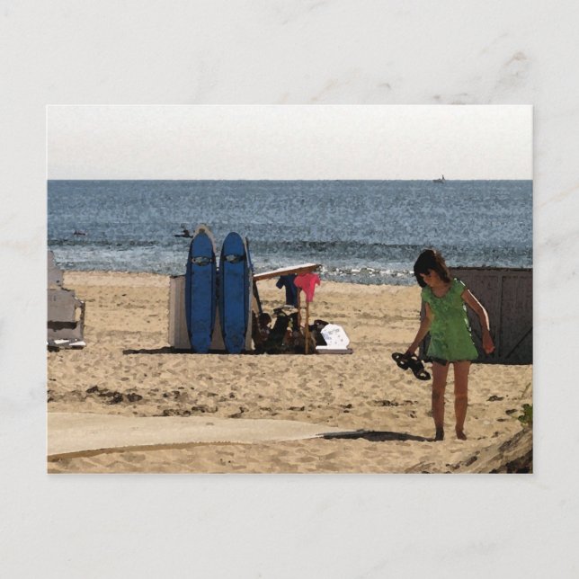 Postal Ocean Grove NJ beach - Surf Boards (Anverso)