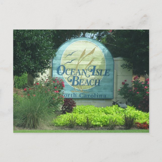 Postal Ocean Isle Beach (Anverso)
