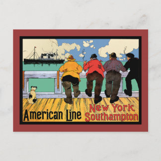 Postal Ocean LINER a Nueva York