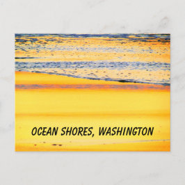 Postal Ocean Shores, WA, Beach Sunset Photo