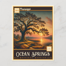 Postal Ocean Springs, Mississippi | Vintage