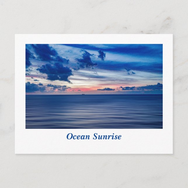 Postal Ocean Sunrise (Anverso)