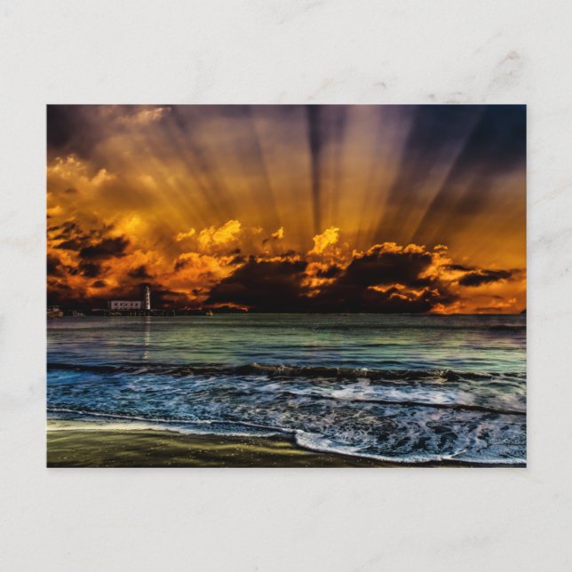 Postal Ocean Sunrise (Anverso)