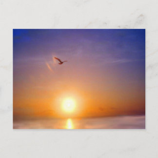 Postal Ocean Sunset Bliss