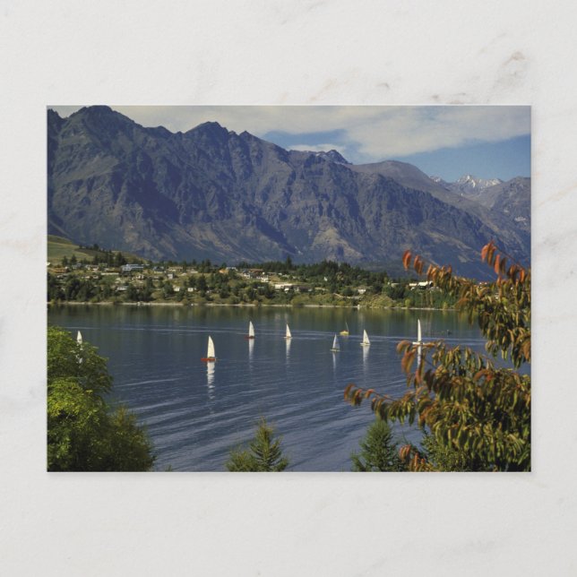 Postal Oceanía, Nueva Zelanda, Isla del Sur, Queenstwon. (Anverso)