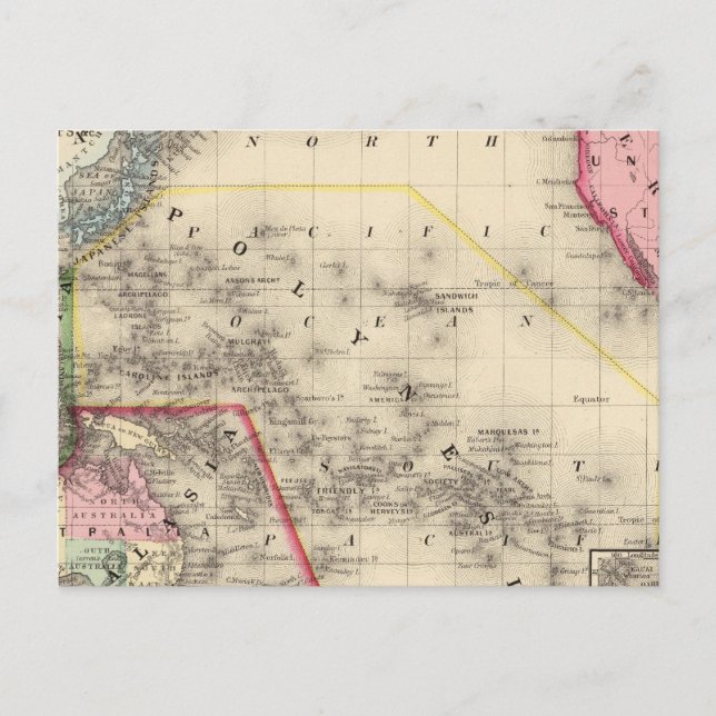 Postal Oceanica, Islas Sandwich (Anverso)