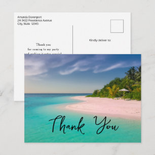 Postal Océano Aguamarina Playa Tropical Escénica Gracias