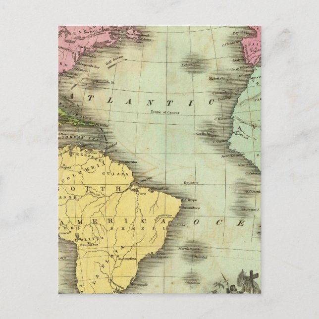 Postal Océano Atlántico 4 (Anverso)