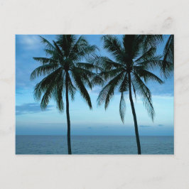 Postal Océano azul cielo azul