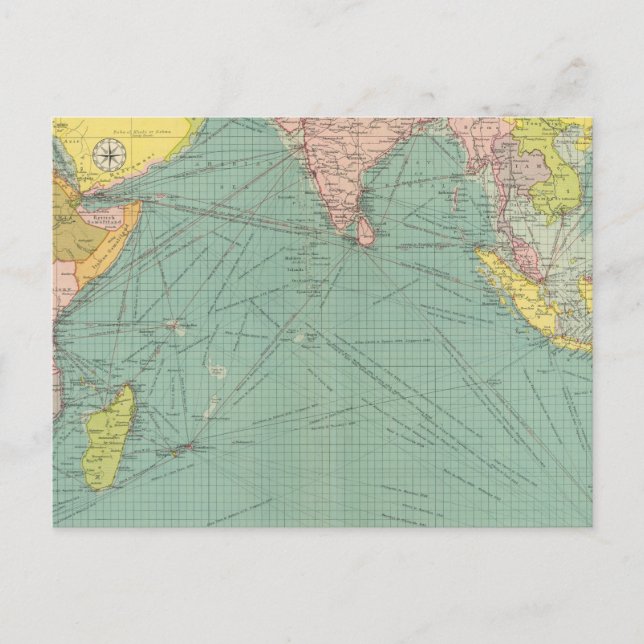 Postal Océano Índico 3 (Anverso)