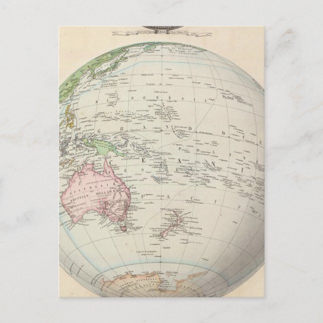 Postal Océano Pacífico (Anverso)