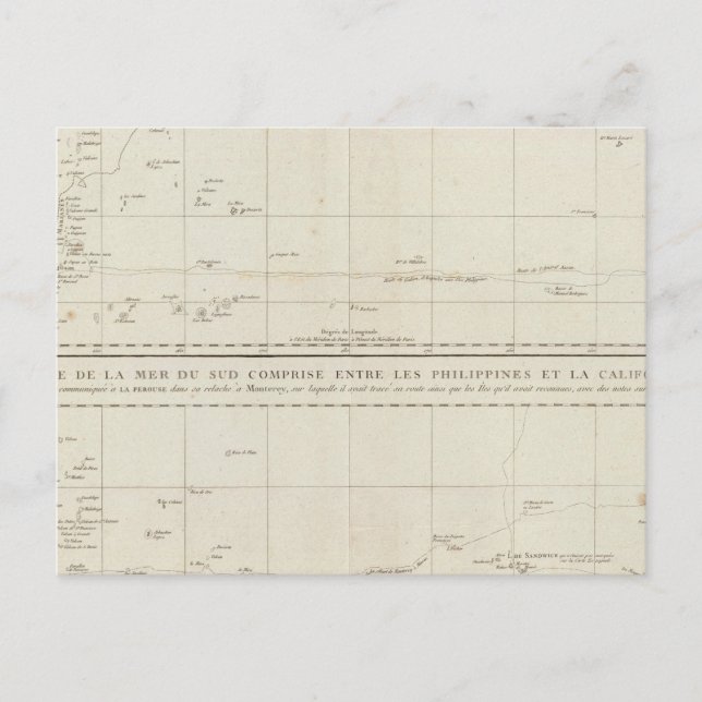 Postal Océano Pacífico 8 (Anverso)