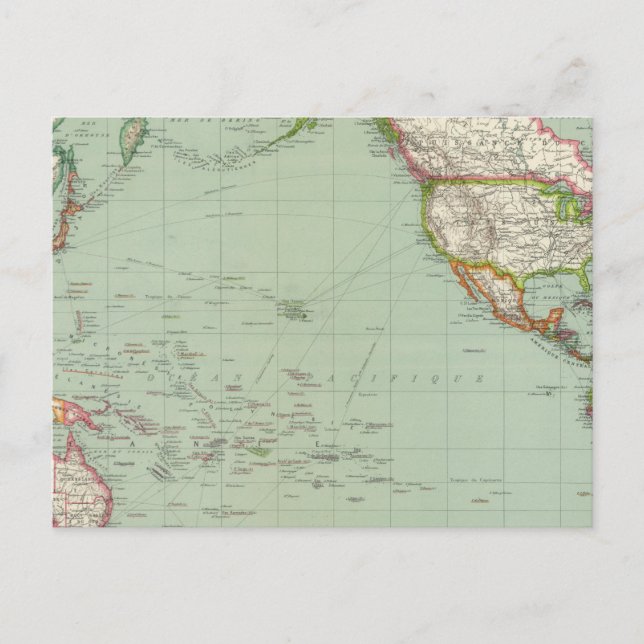 Postal Océano Pacífico 8 (Anverso)