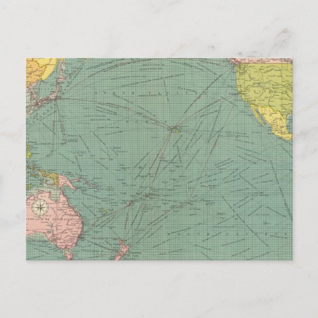 Postal Océano Pacífico 9 (Anverso)