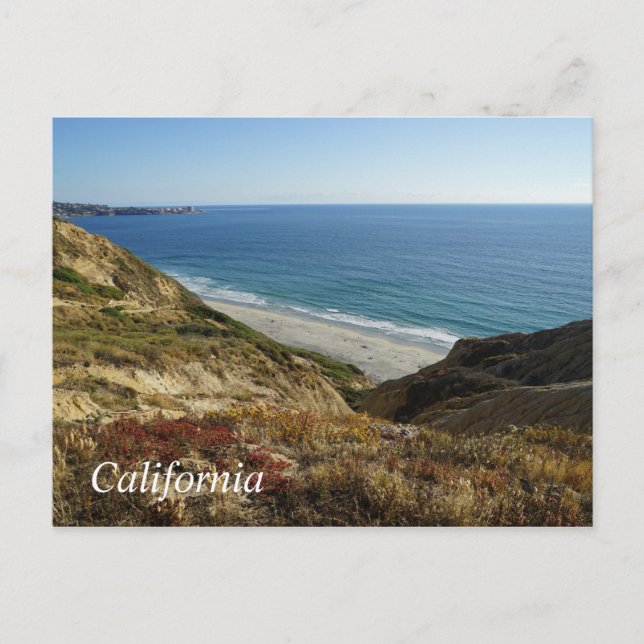 Postal Océano Pacífico en California (Anverso)