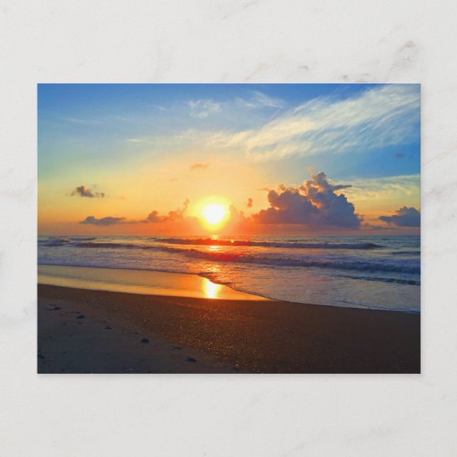 Postal Océano Sol (Anverso)