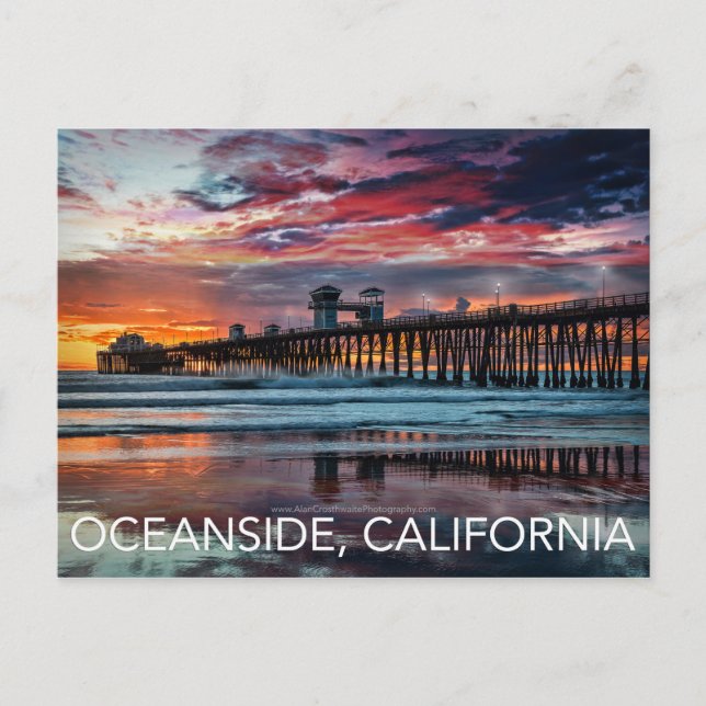 Postal Oceanside, California (Anverso)