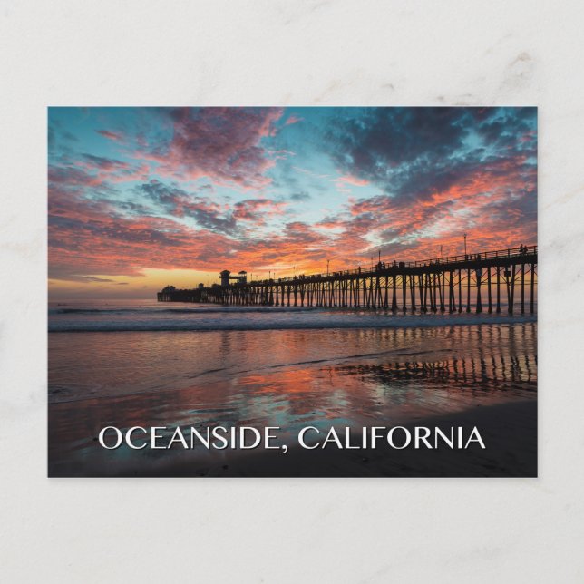 Postal Oceanside California (Anverso)