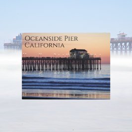 Postal Oceanside Pier California