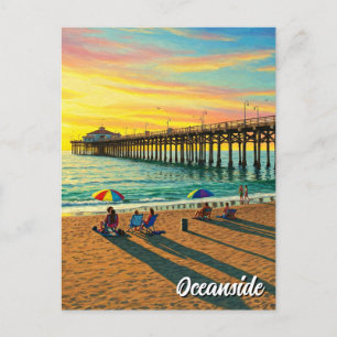 Postal Oceanside Pier California Travel