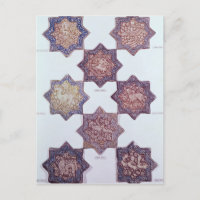 Ocho azulejos adornados con animales