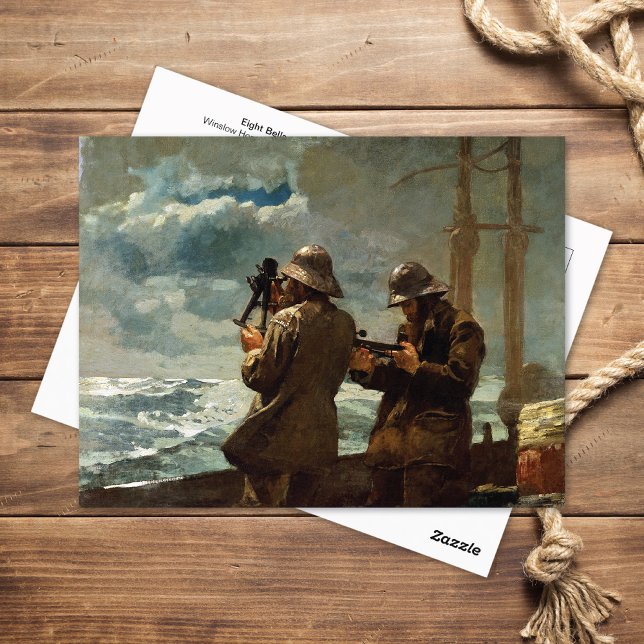 Postal Ocho campanas nautical Winslow Homer (Subido por el creador)