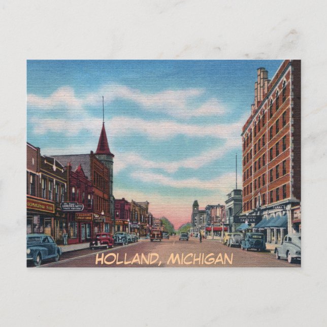 Postal Ocho St. Holland Michigan (Anverso)