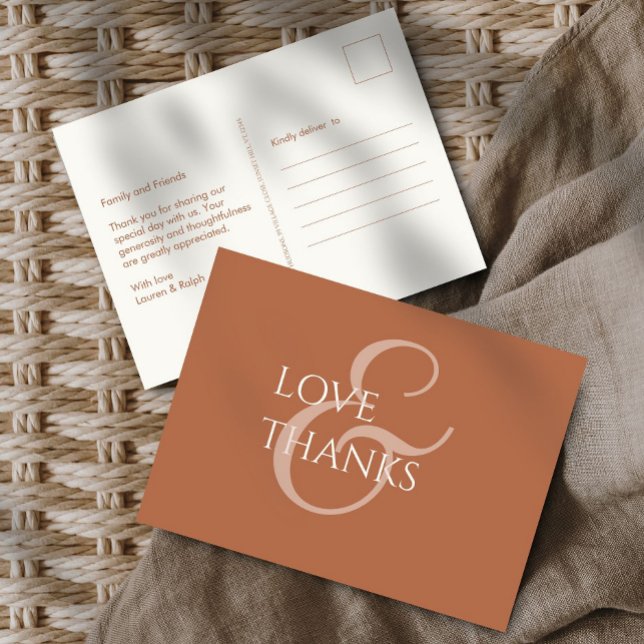 Postal Ochre y Ivory Non-Photo Gracias (Subido por el creador)