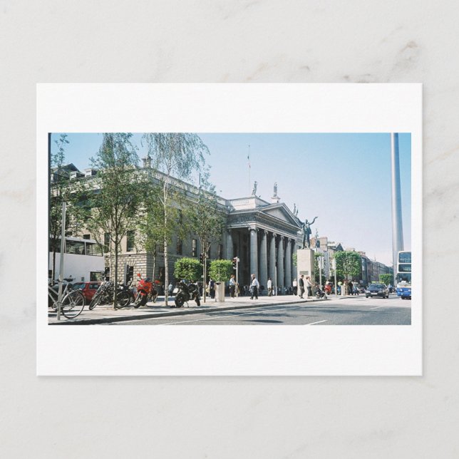 Postal O'Connell St, Dublin GPO building Ireland (Anverso)