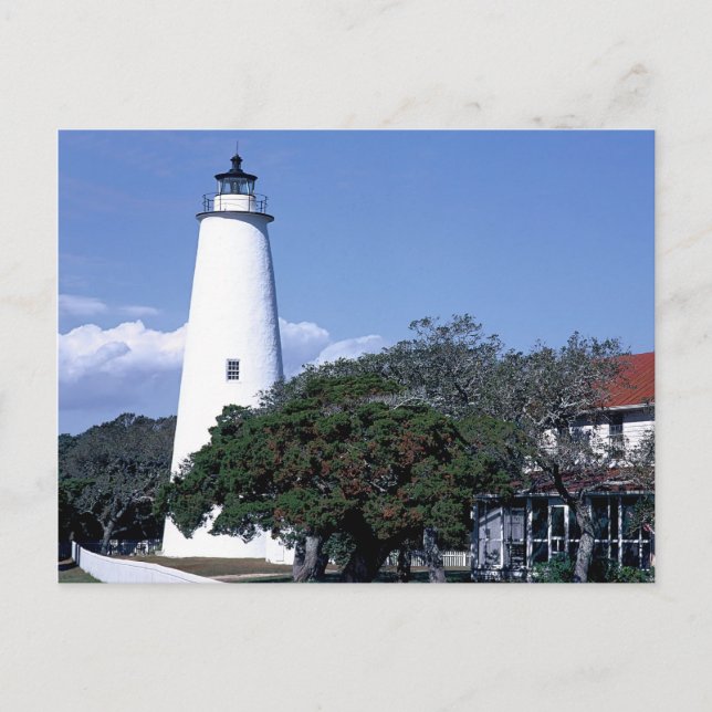 Postal Ocracoke, faro (Anverso)