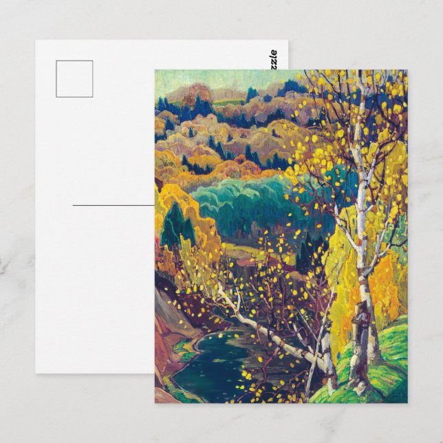 Postal October Gold | Franklin Carmichael | (Anverso / Reverso)