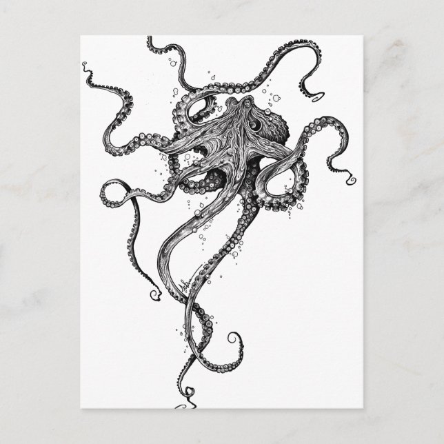 Postal Octopus (Anverso)