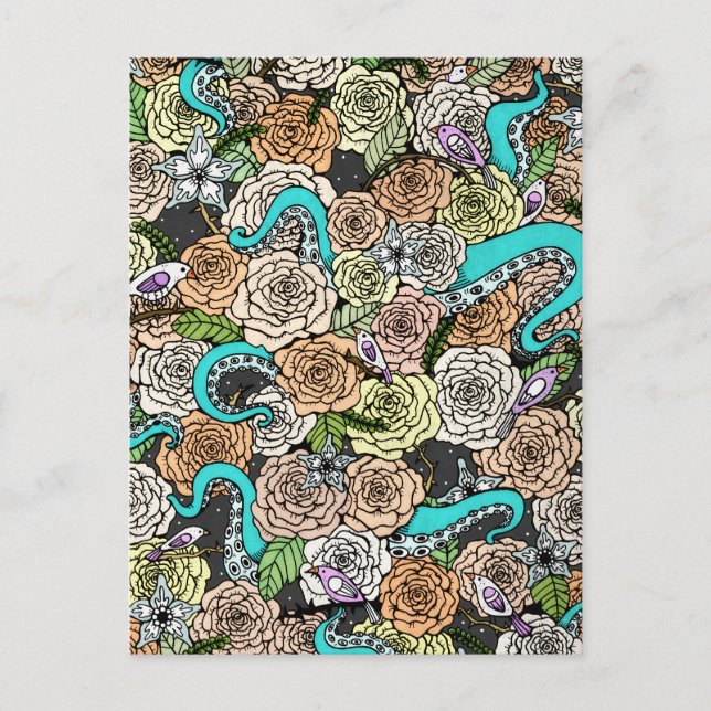 Postal Octopus Garden Post Card (Anverso)
