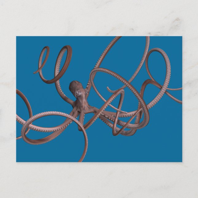 Postal Octopus gigante (Anverso)