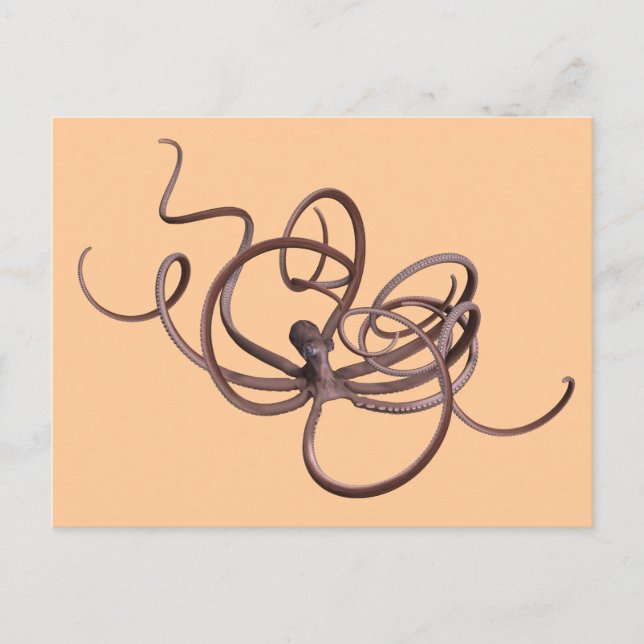 Postal Octopus gigante (Anverso)
