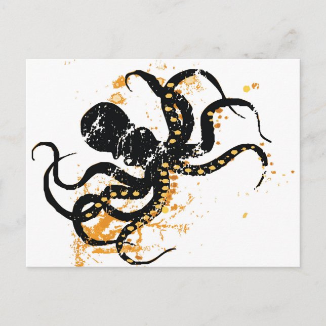 Postal Octopus loco (Anverso)