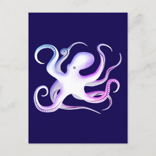 Postal Octopus Silhouette
