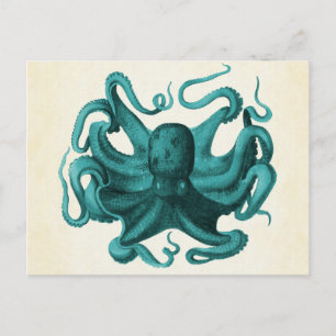 Postal Octopus vintage