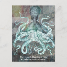 Postal Octopus vintage nautical