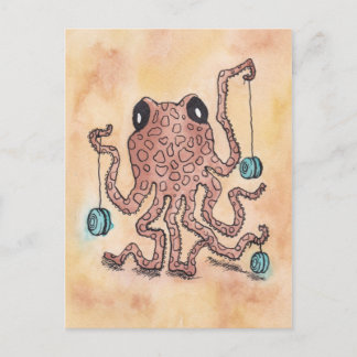 Postal Octopus y Yo-Yo
