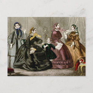 Postal Octubre, 1859 Moda