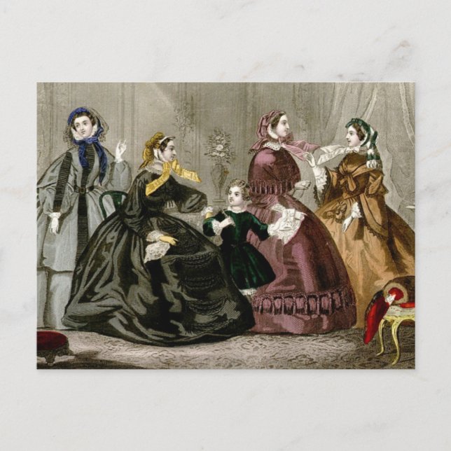 Postal Octubre, 1859 Moda (Anverso)