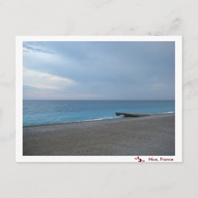 Postal Octubre en Niza, Francia (Anverso)