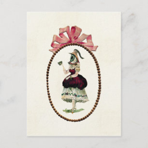 Postal ocular femenina