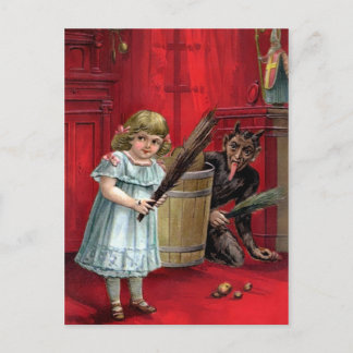 Postal Ocultación de época Krampus