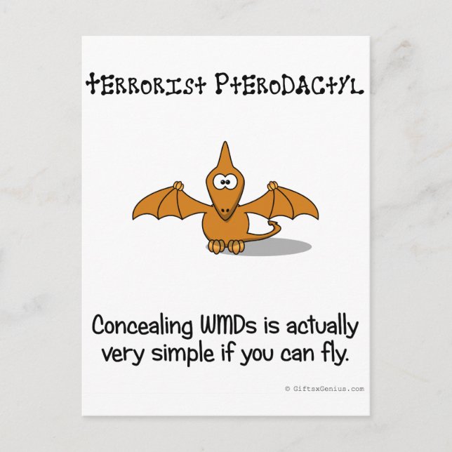 Postal Ocultar armas de destrucción masiva no es difícil (Anverso)