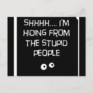 Postal Oculto de lo estúpido