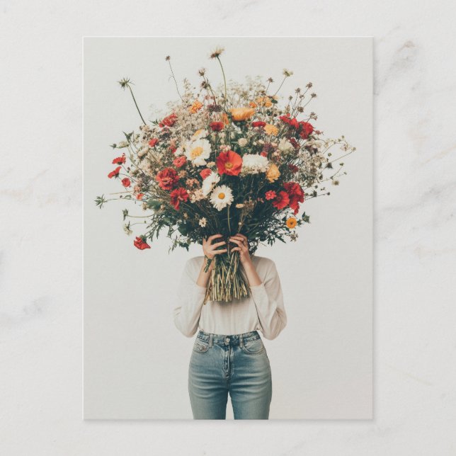 Postal Ocultos detrás de los auges (Anverso)